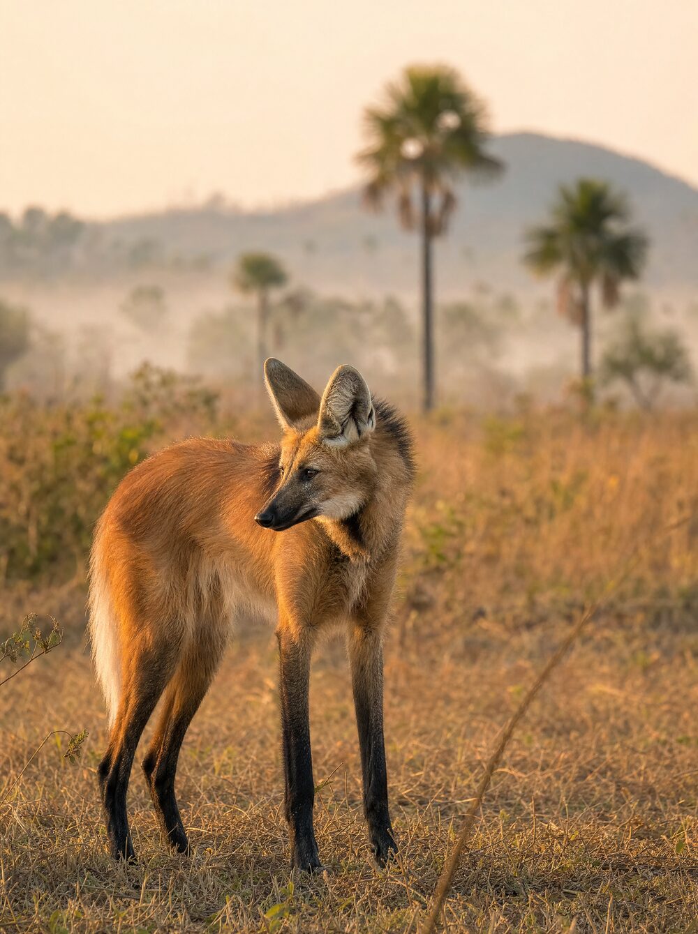 Lobo-guará no Cerrado
